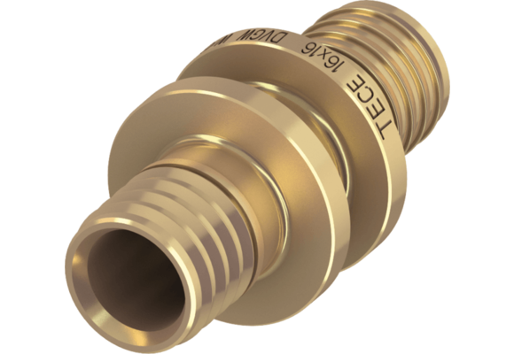 TECEflex sok standaard messing