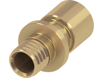 TECEflex soldeerfitting van standaard messing afmeting 16 x 15/18 mm Cu