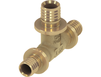 TECEflex T-stuk verlopend silicium brons