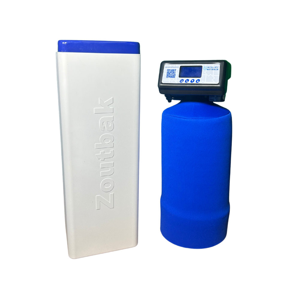 123InstallatieMaterialen - Duowaterontharder 10 liter inclusief zoutbak 60  en isolatiehoes