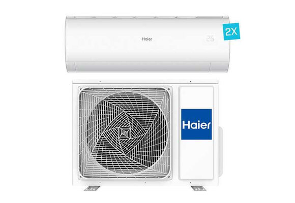 Haier Pearl Premium Airco Multi-split 2x binnenunit 2,5 kW + 1x buitenunit 5,0 kW R32 wit (incl. 2x IR afstandsbediening en Wifi)