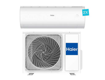 Haier Pearl Premium Airco Multi-split 2x binnenunit 5,3 kW + 1x buitenunit 10,5 kW R32 wit (incl. 2x IR afstandsbediening en Wifi)