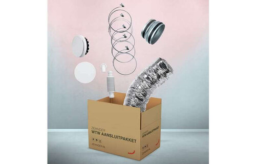Zehnder WTW aansluitpakket rond 160 mm (WHR 930 ComfoAir E300 ComfoAir Q350)