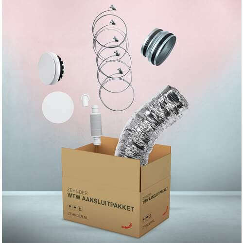 Zehnder WTW aansluitpakket rond 160 mm (WHR 930 ComfoAir E300 ComfoAir Q350)