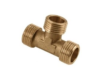 BONFIX Messing draadfitting T-stuk 3/8
