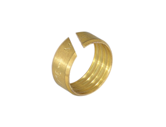 BONFIX Alu-knel messing knelring 16mm