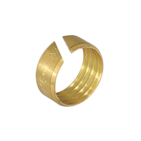 BONFIX Alu-knel messing knelring 16mm