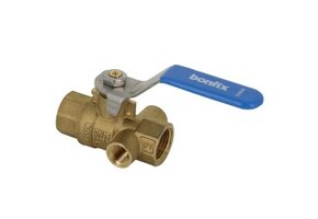 bonfix kogelstopkraan 2x binnendraad met aftap 1/2″