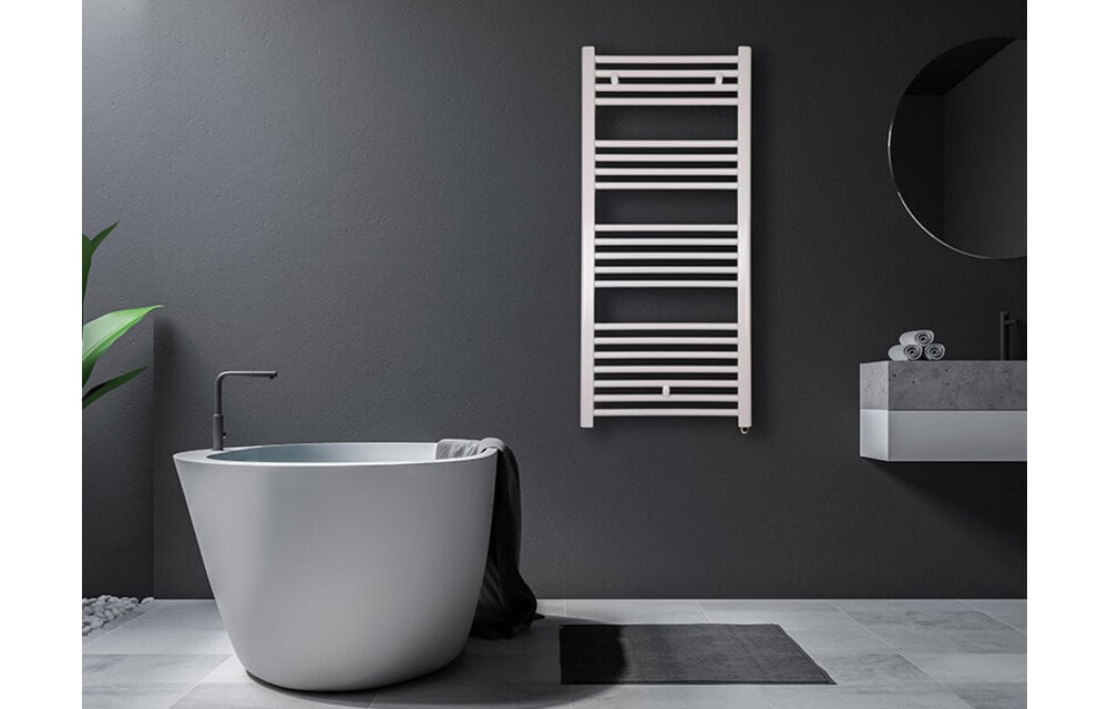 Tweedekans Masterwatt Calor Splash elektrische badkamer radiator 800 Watt, 500 × 1.280 × 60 mm