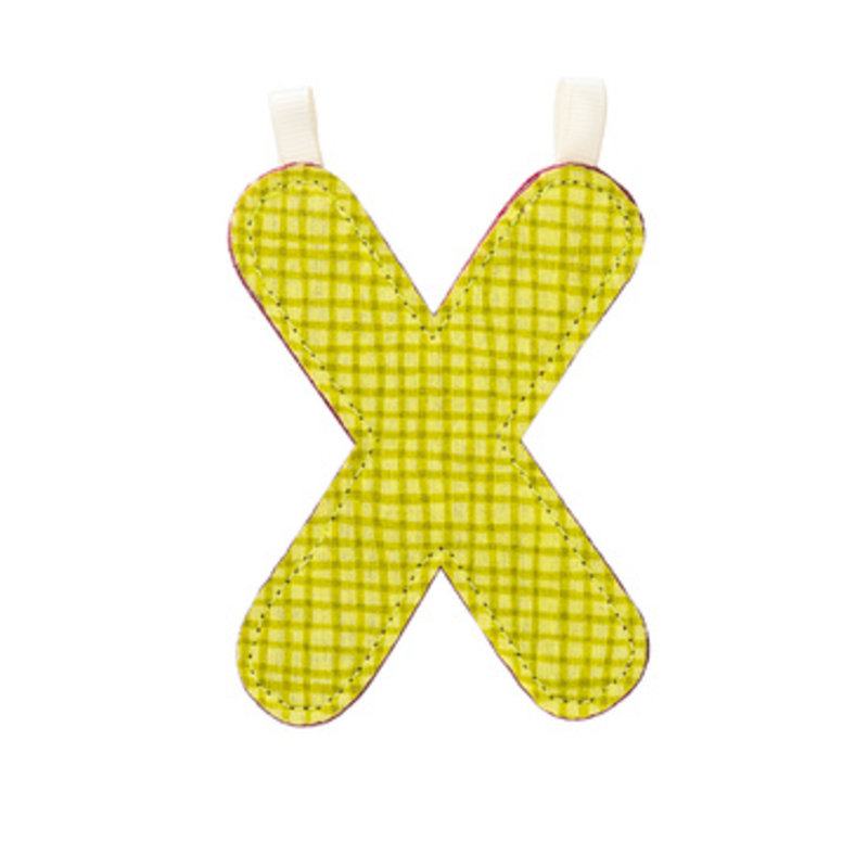 Lilliputiens Lilliputiens Fabric Letter X