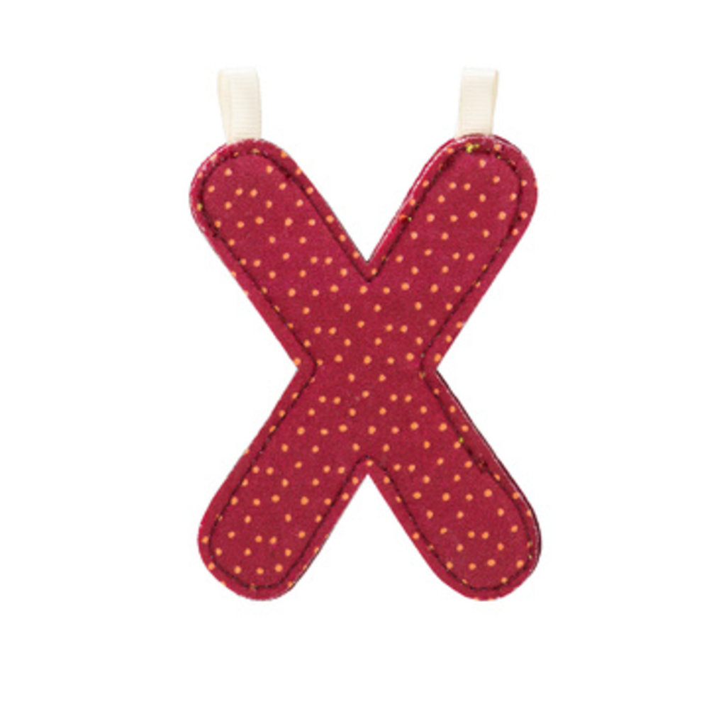 Lilliputiens Lilliputiens Fabric Letter X