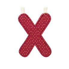 Lilliputiens Lilliputiens Fabric Letter X