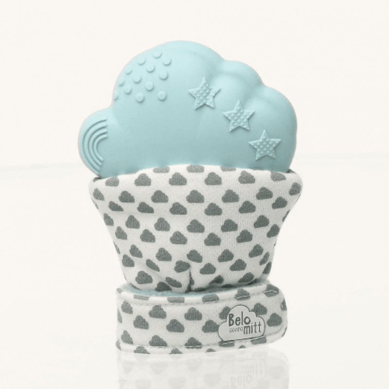Belo Teething Mitt Blue