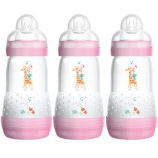 Mam Mam Easy Start Anti-Colic Bottle 260ml 3pk Pink