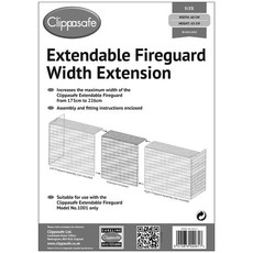 Clippasafe Clippasafe Extendable Fireguard width Extension