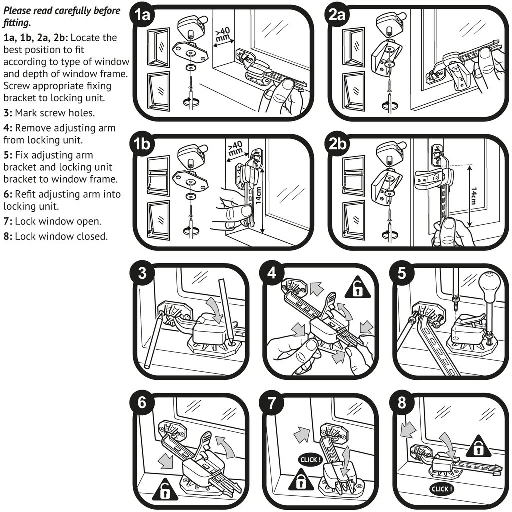 Clippasafe Window Lock