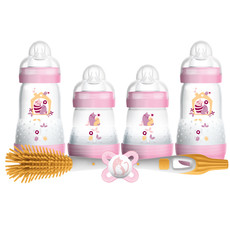 Mam MAM Newborn Feeding Set Pink