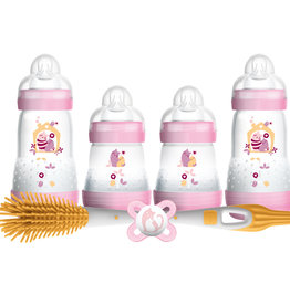Mam MAM Newborn Feeding Set Pink