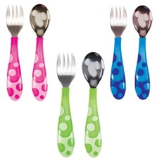 Munchkin Munchkin Raise Toddler Fork & Spoon Set