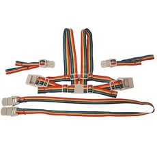Clippasafe Clippasafe Harness & Reins Rainbow