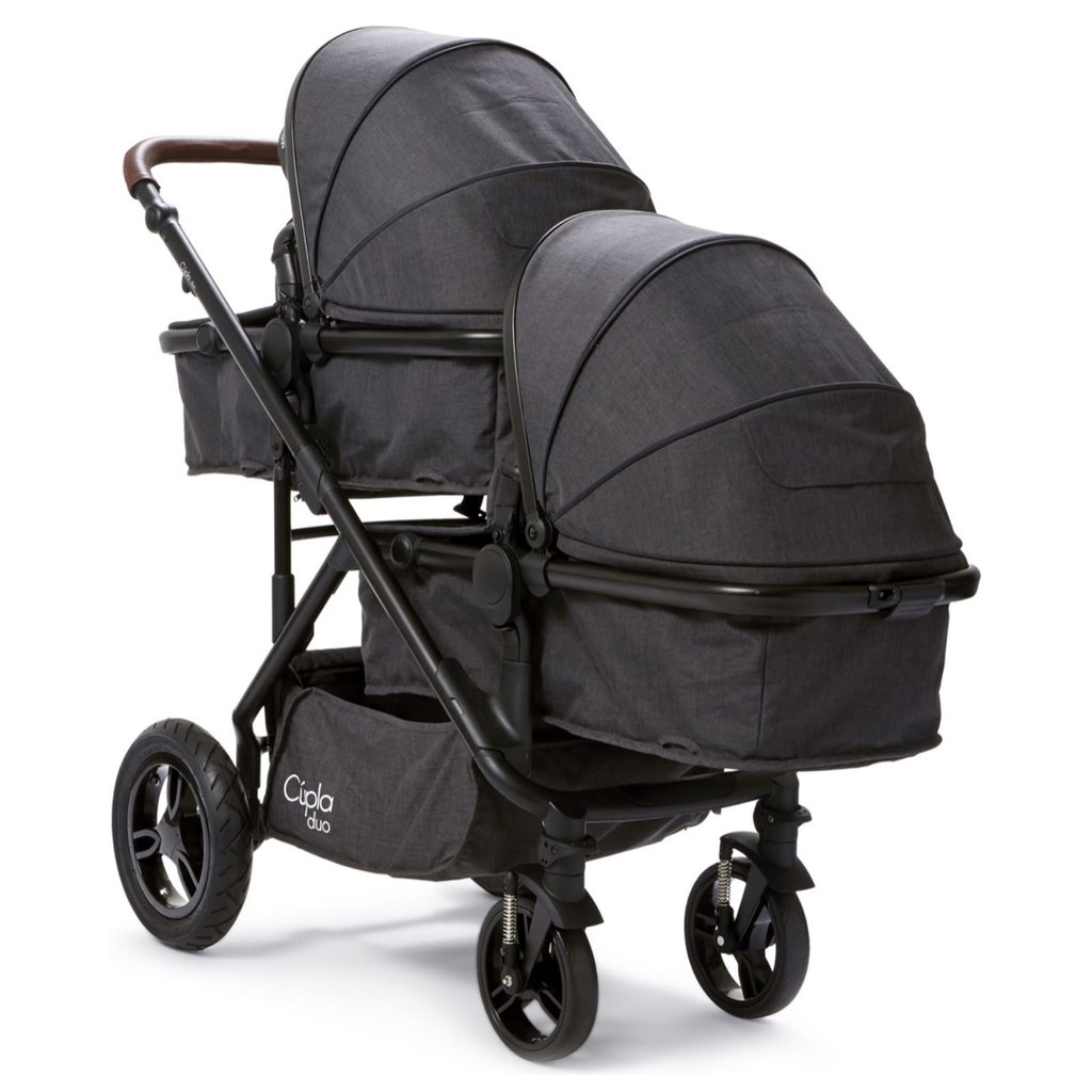 Baby Elegance Cupla Duo Twin Travel System  Charcoal