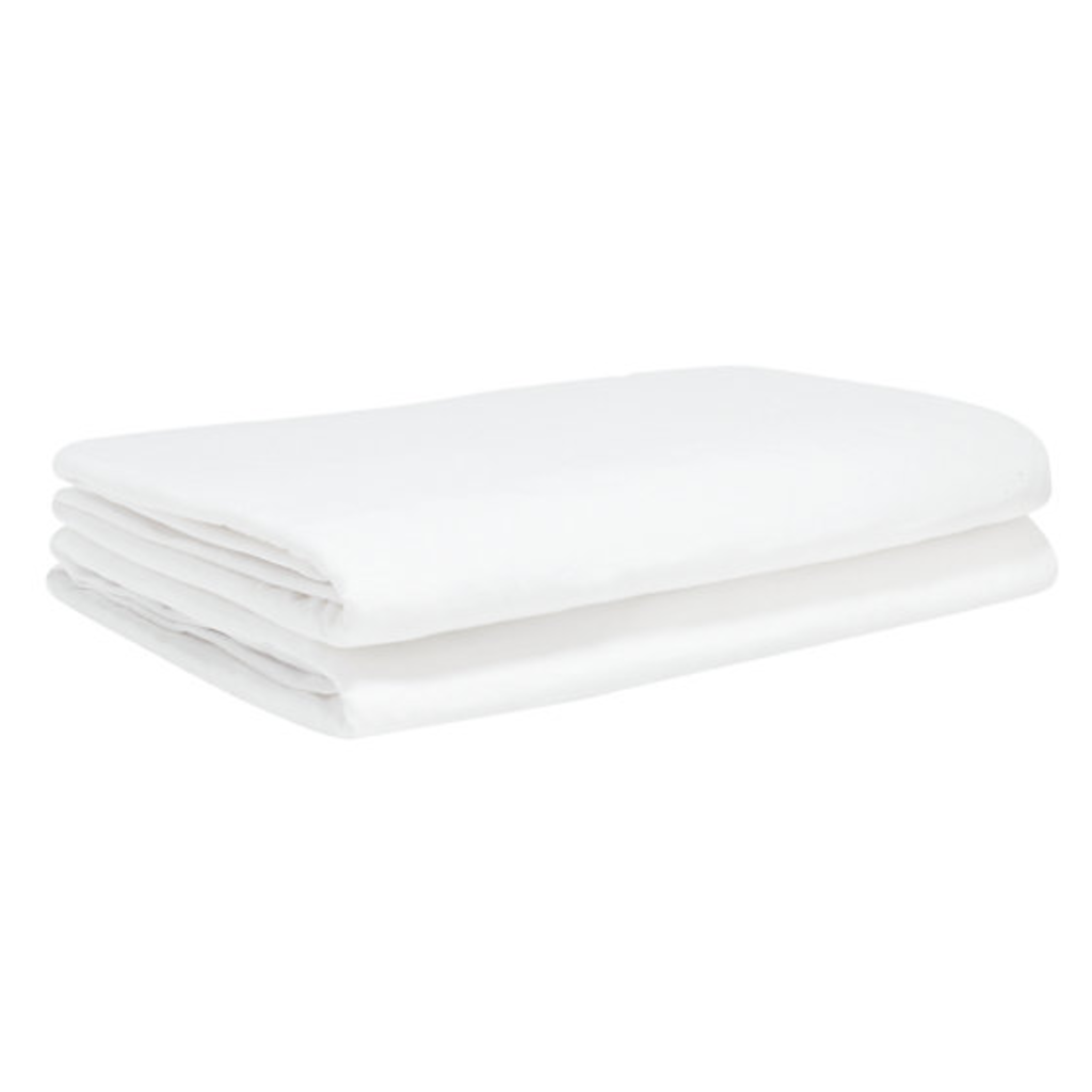 Baby Elegance Baby Elegance 2 Pack Travel Cot Fitted Sheet - White