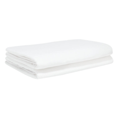 Baby Elegance Baby Elegance 2 Pack Travel Cot Fitted Sheet - White