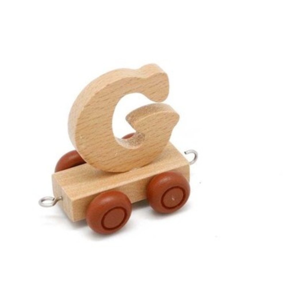 Natural Train Letters - G