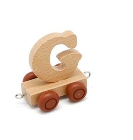 Natural Train Letters - G
