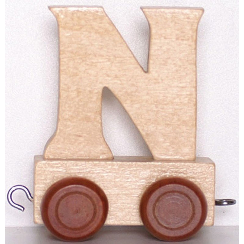 Natural Train Letters - N