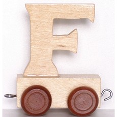 Natural Train Letters - F