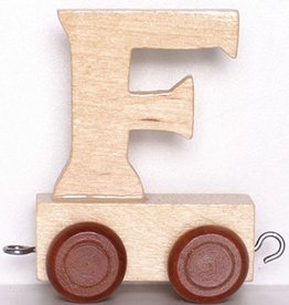 Natural Train Letters - F