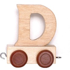 Natural Train Letters - D