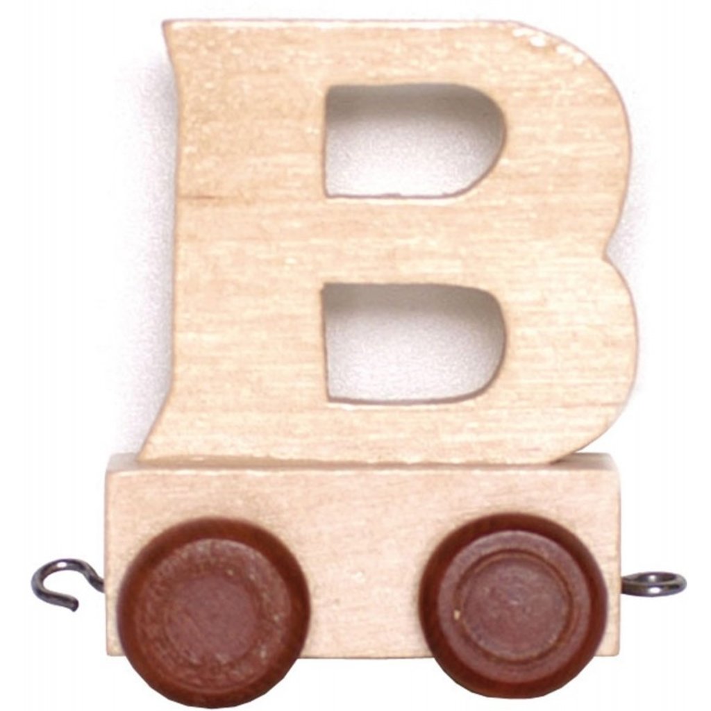 Natural Train Letters - B