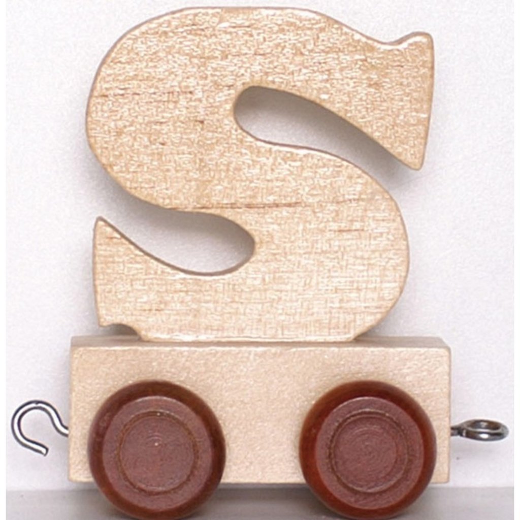 Natural Train Letters - S