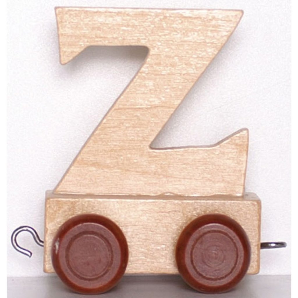 Natural Train Letters - Z