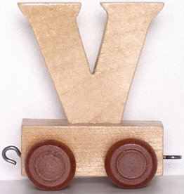 Natural Train Letters - V