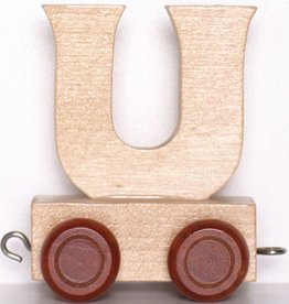 Natural Train Letters - U