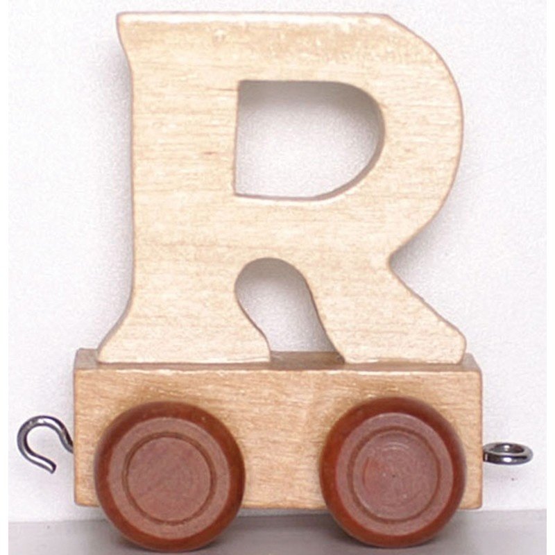 Natural Train Letters - R