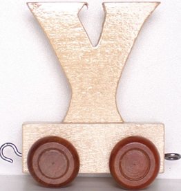 Natural Train Letters - Y