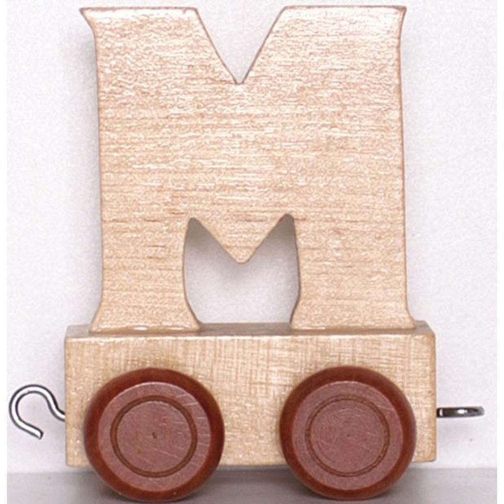 Natural Train Letters - M