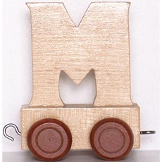 Natural Train Letters - M