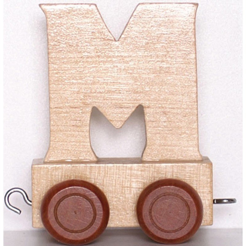 Natural Train Letters - M