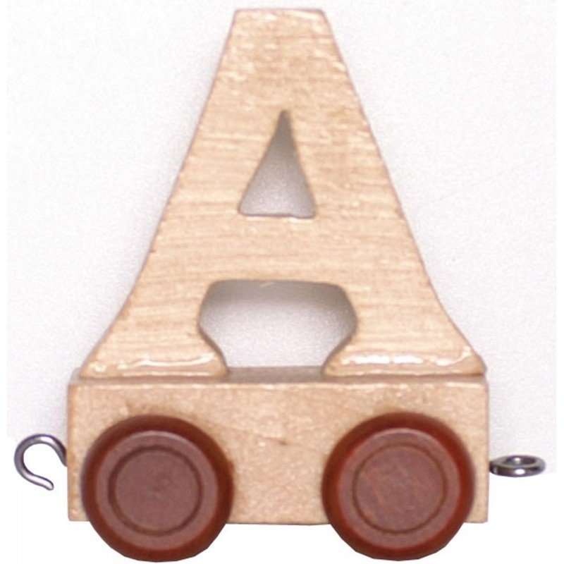 Natural Train Letters - A