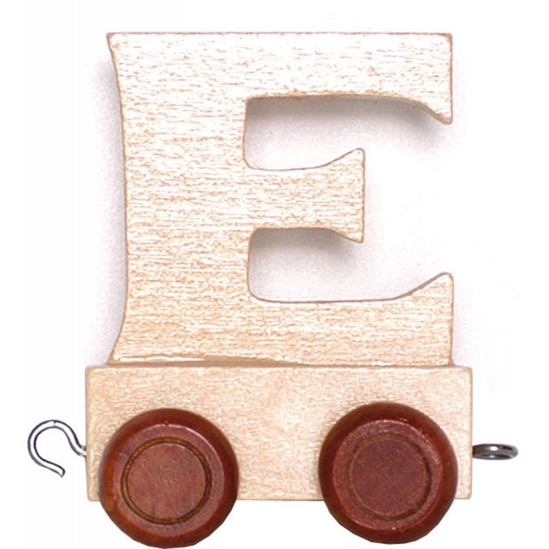 Natural Train Letters - E
