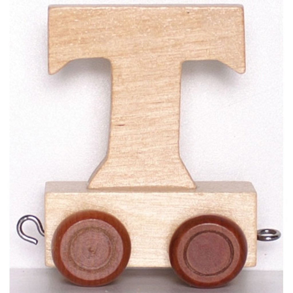 Natural Train Letters - T