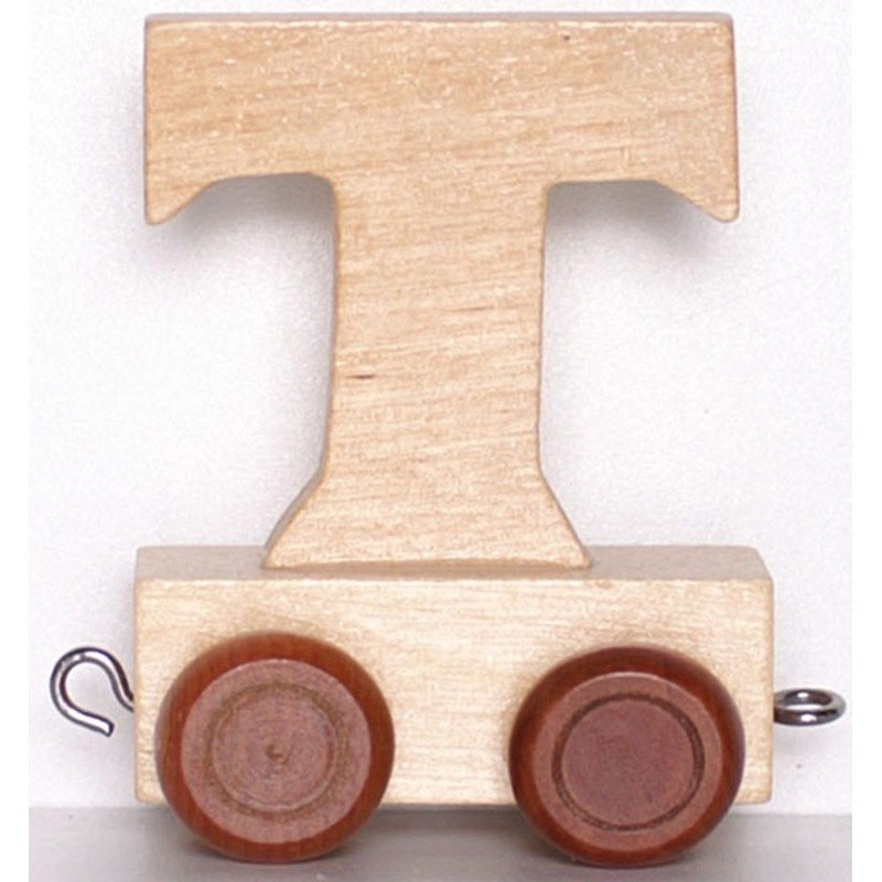 Natural Train Letters - T