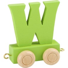 Coloured Train Letters - W
