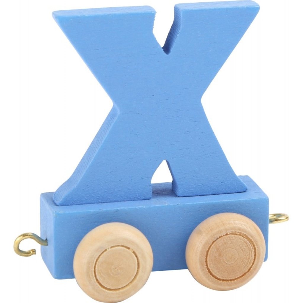 Coloured Train Letters - X