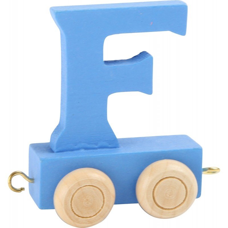 Coloured Train Letters - F